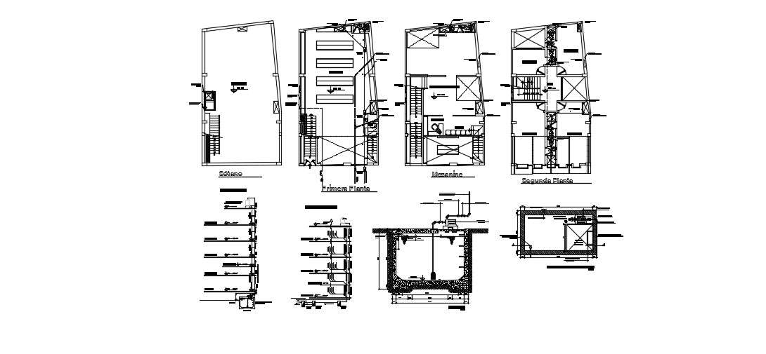 Flat Plan In AutoCAD File