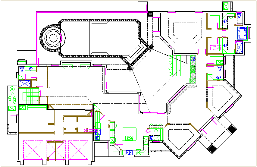 Floor plan  dwg file