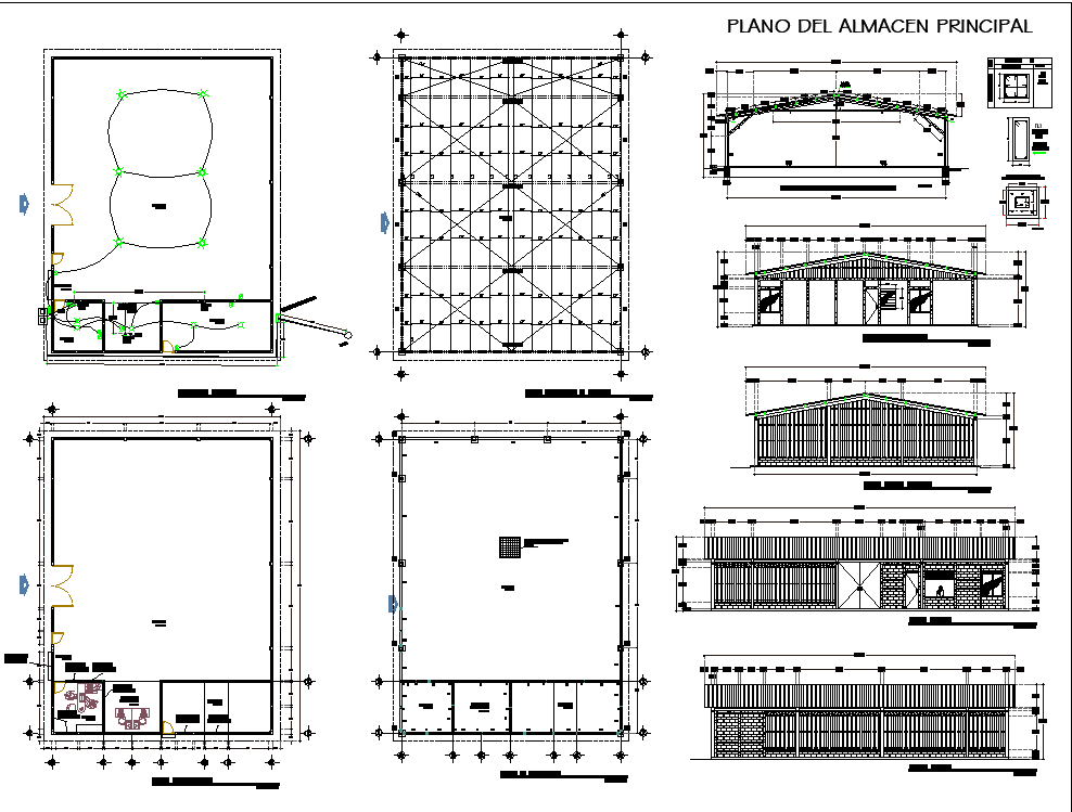 Shop Floor Plan DWG File