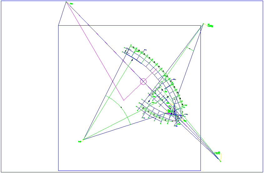 Floor plan of apartment 5 dwg file
