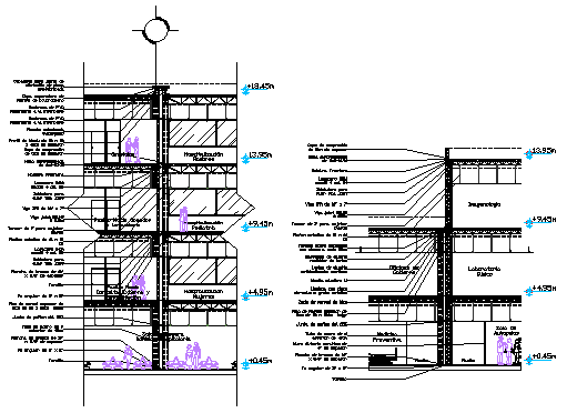Floor section design drawing