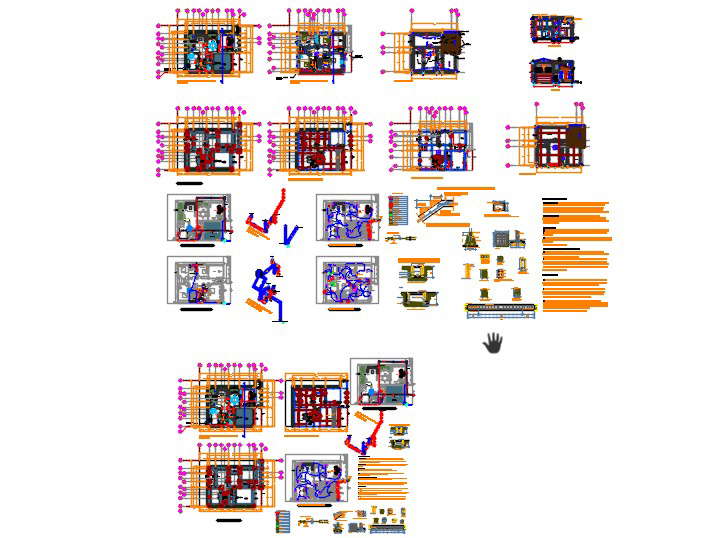 Floors housing