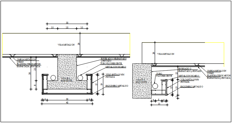 Footing plan detail dwg file