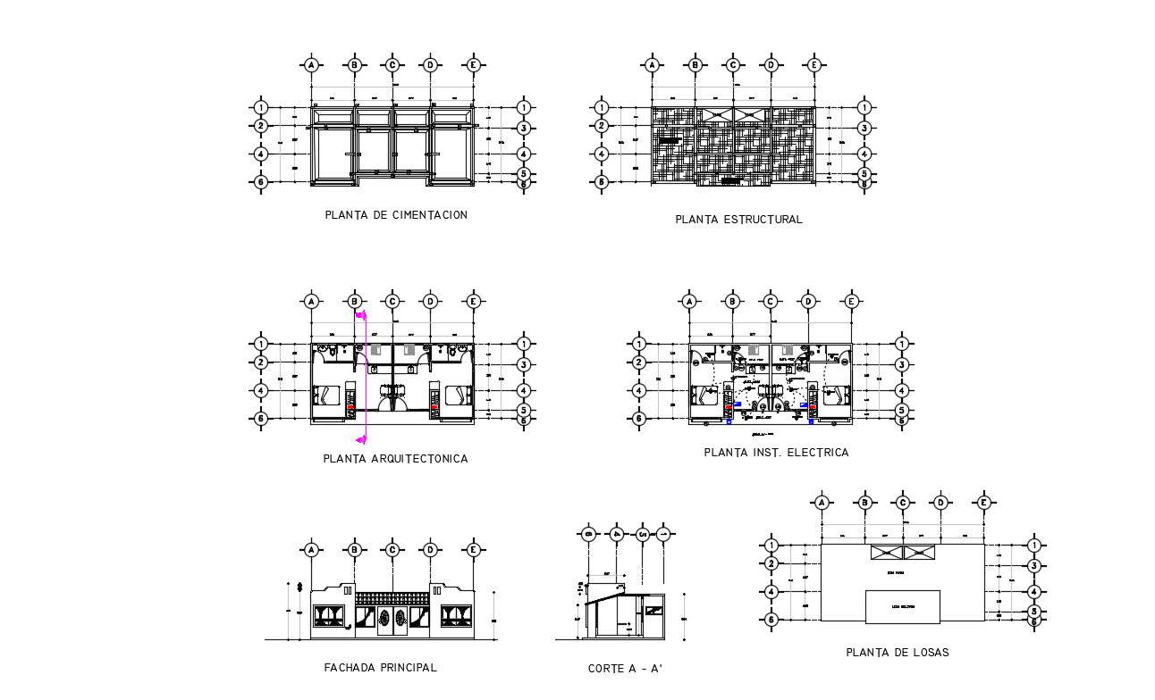 Foundation Plan In AutoCAD File   