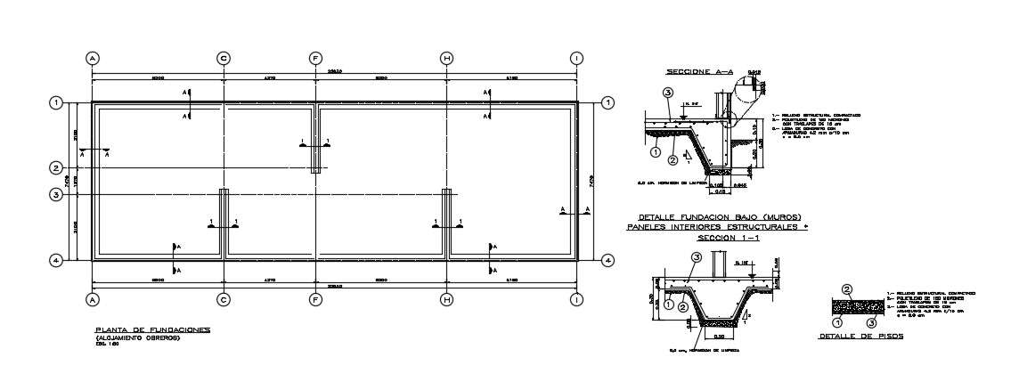 Foundation Plant In AutoCAD File