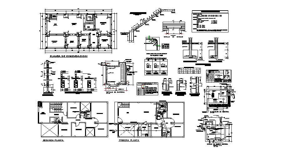 Home Foundation Plan In DWG File