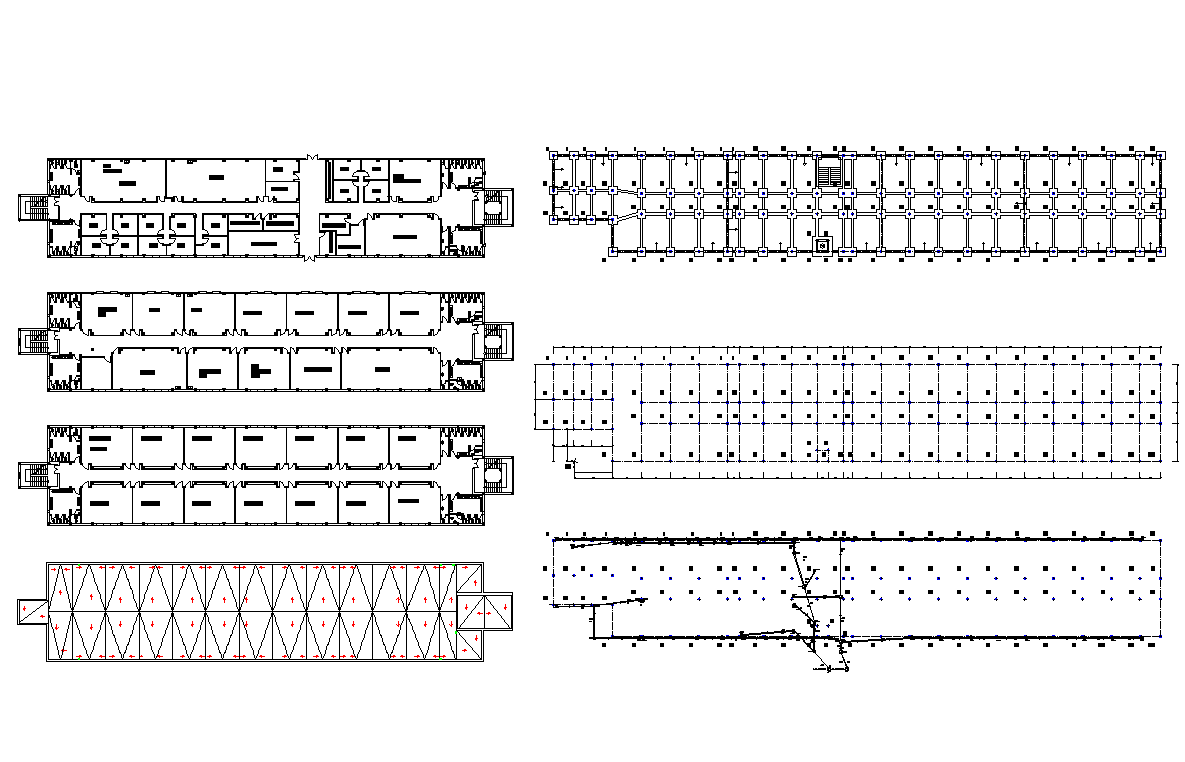 Foundation plan and section detail dwg file
