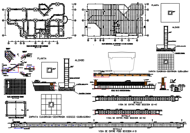 Foundation plan detail dwg file