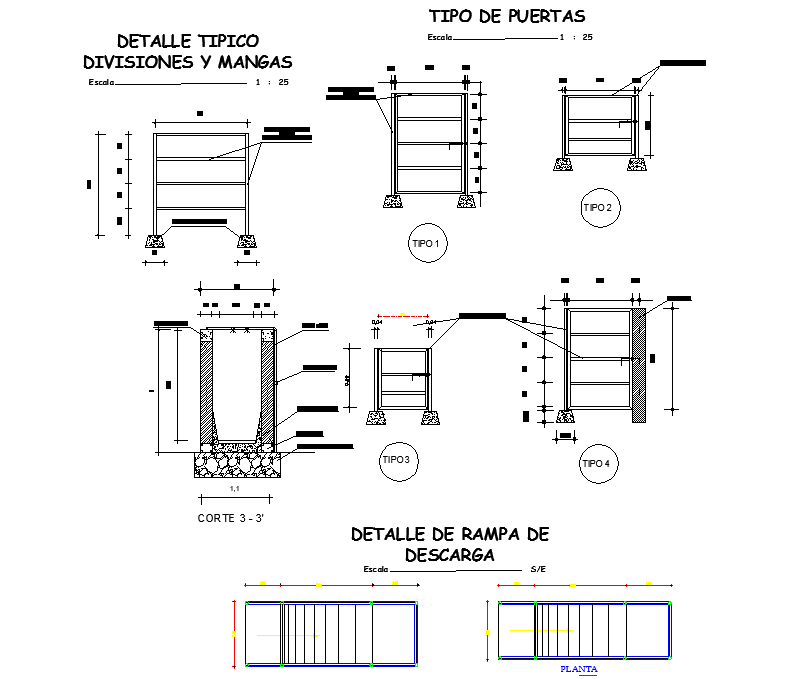 Foundation plan detail dwg file