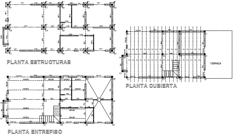 Foundation plan detail dwg file