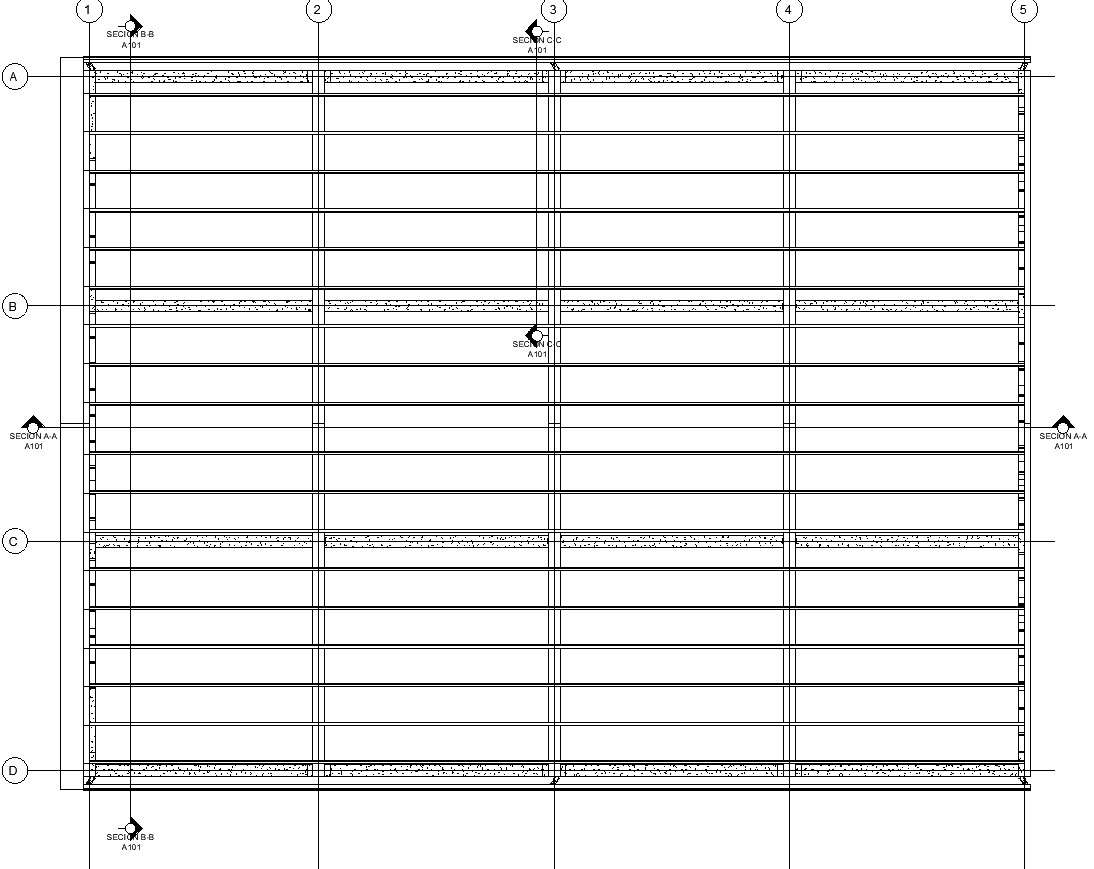 Foundation Plan of a office site.