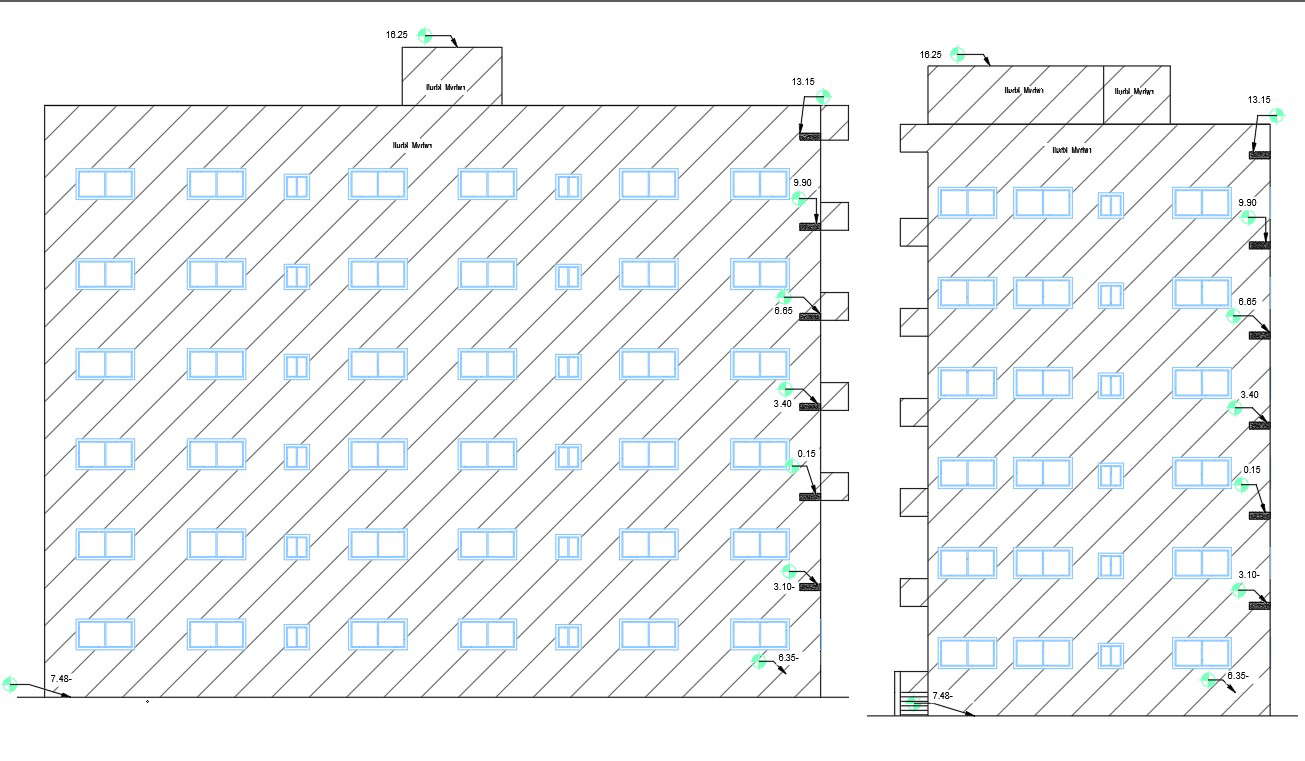 Free Download Apartment Building Elevation Design
