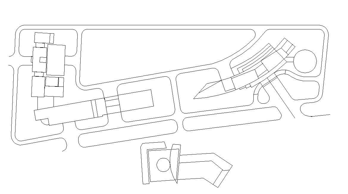 Free Download Building Key Plan CAD Drawing 