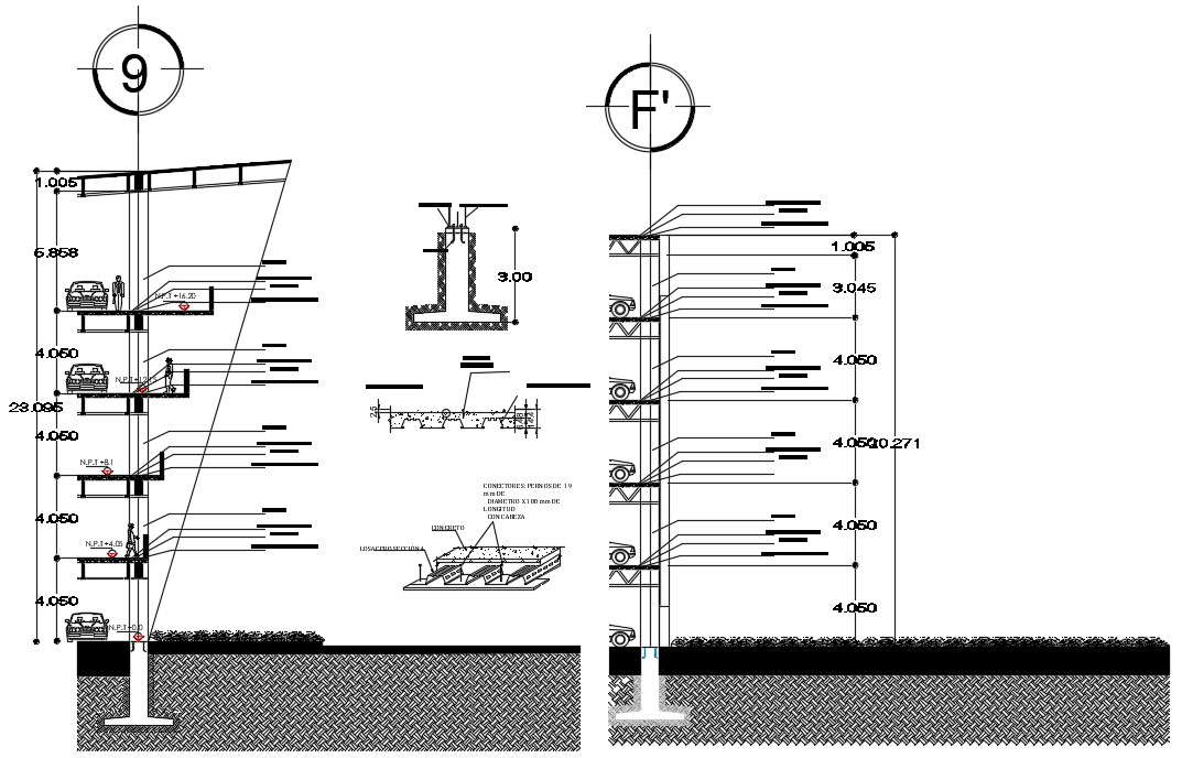 Free Download Car Parking CAD Drawing