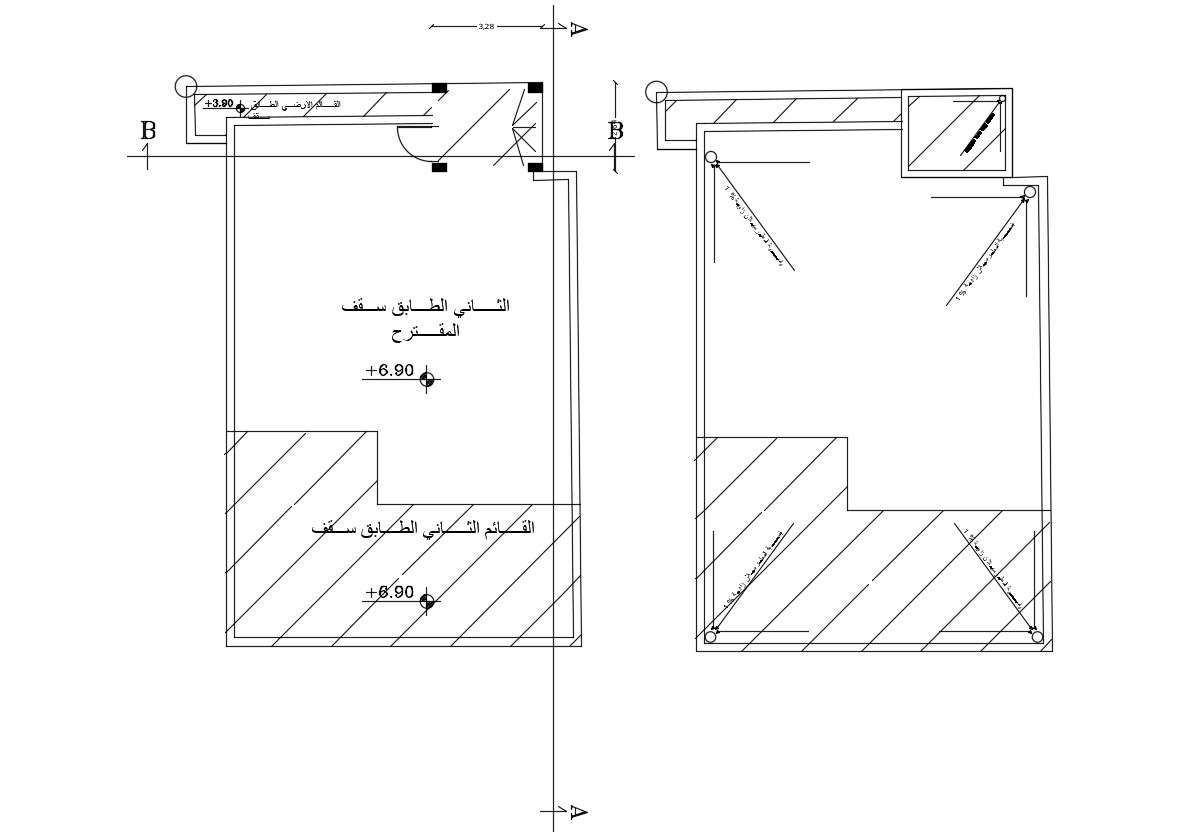 Free Download House Terrace Plan Layout Design 