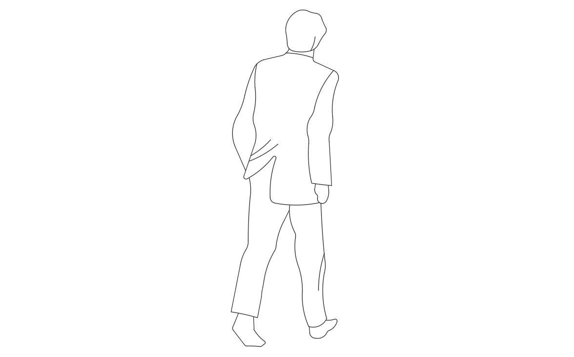 Free Download Human AutoCAD Block