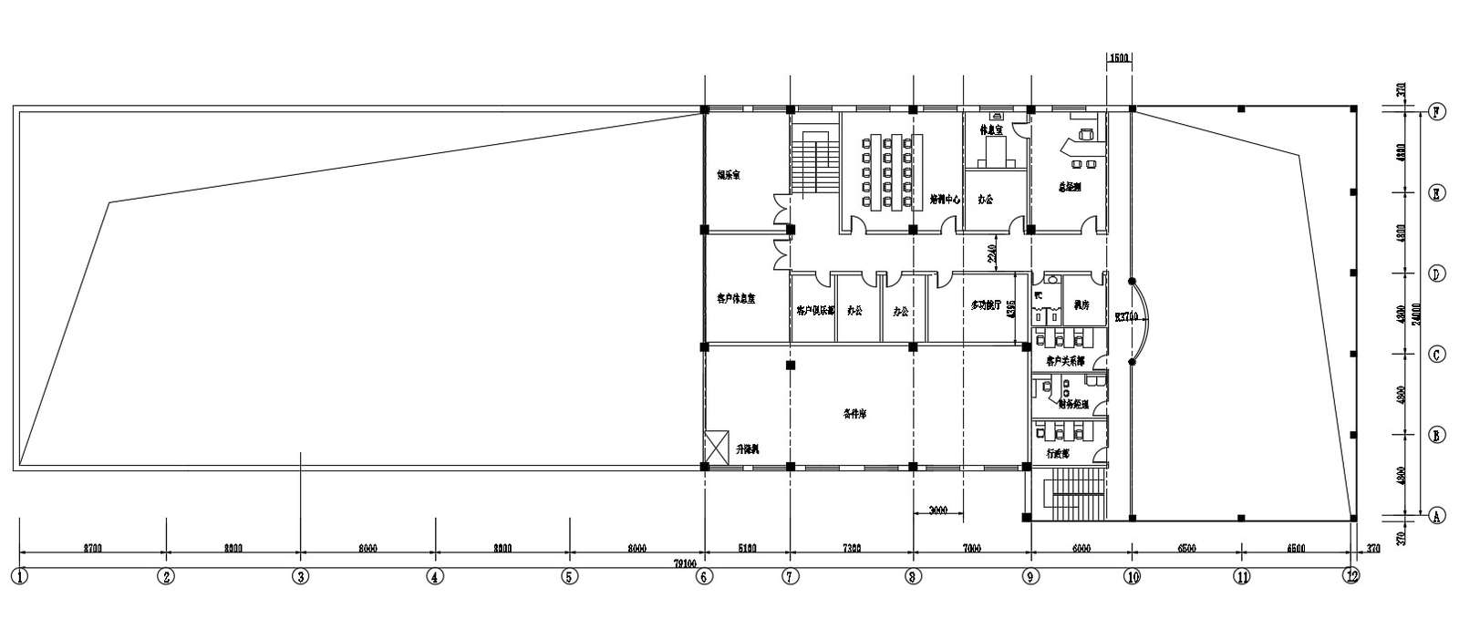 Free Download Of Office Building Autocad Format 