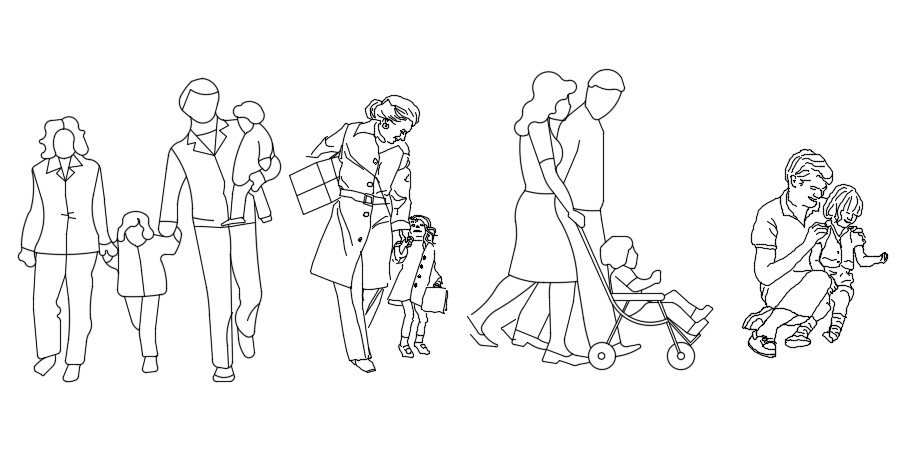 Free Download People AutoCAD Blocks