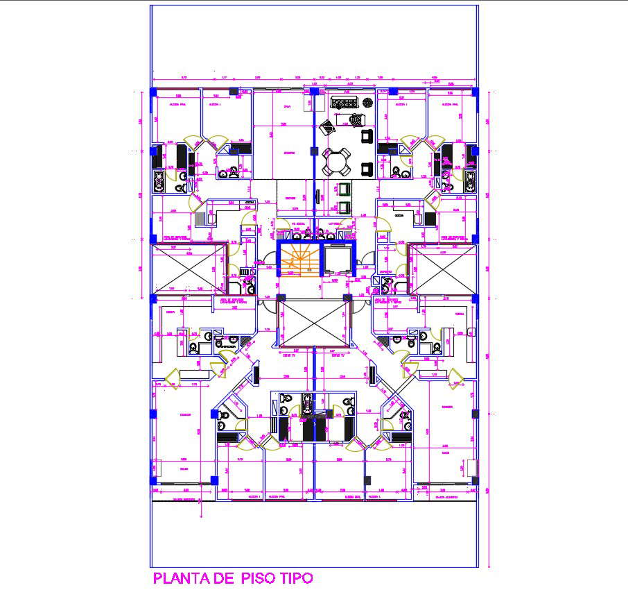Free Download Residential Apartment Autocad Plan