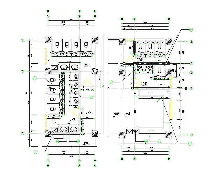 Free Download School Toilet Floor Plan 
