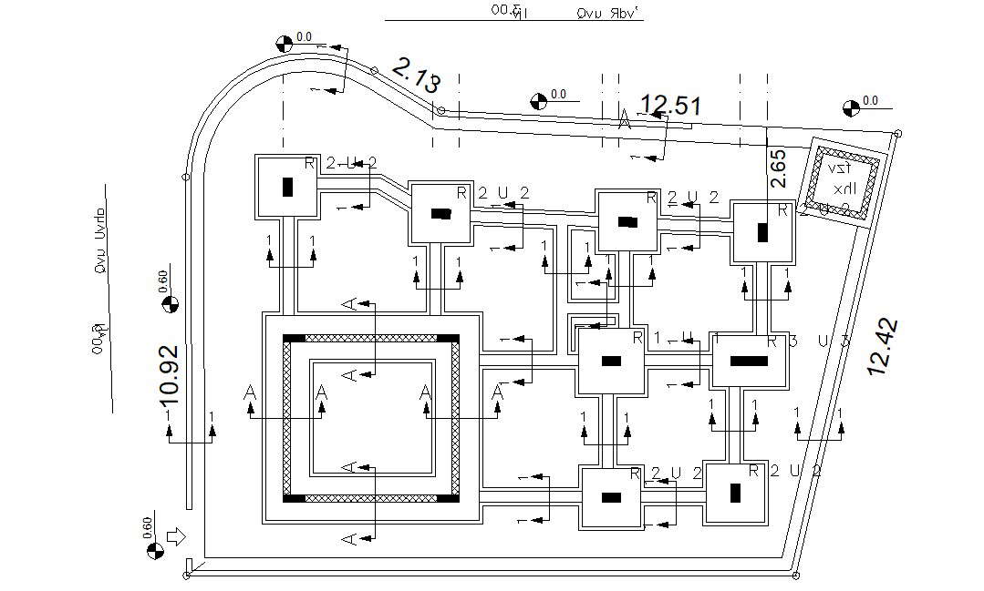 Free Download Structure Column Foundation Design DWG File 