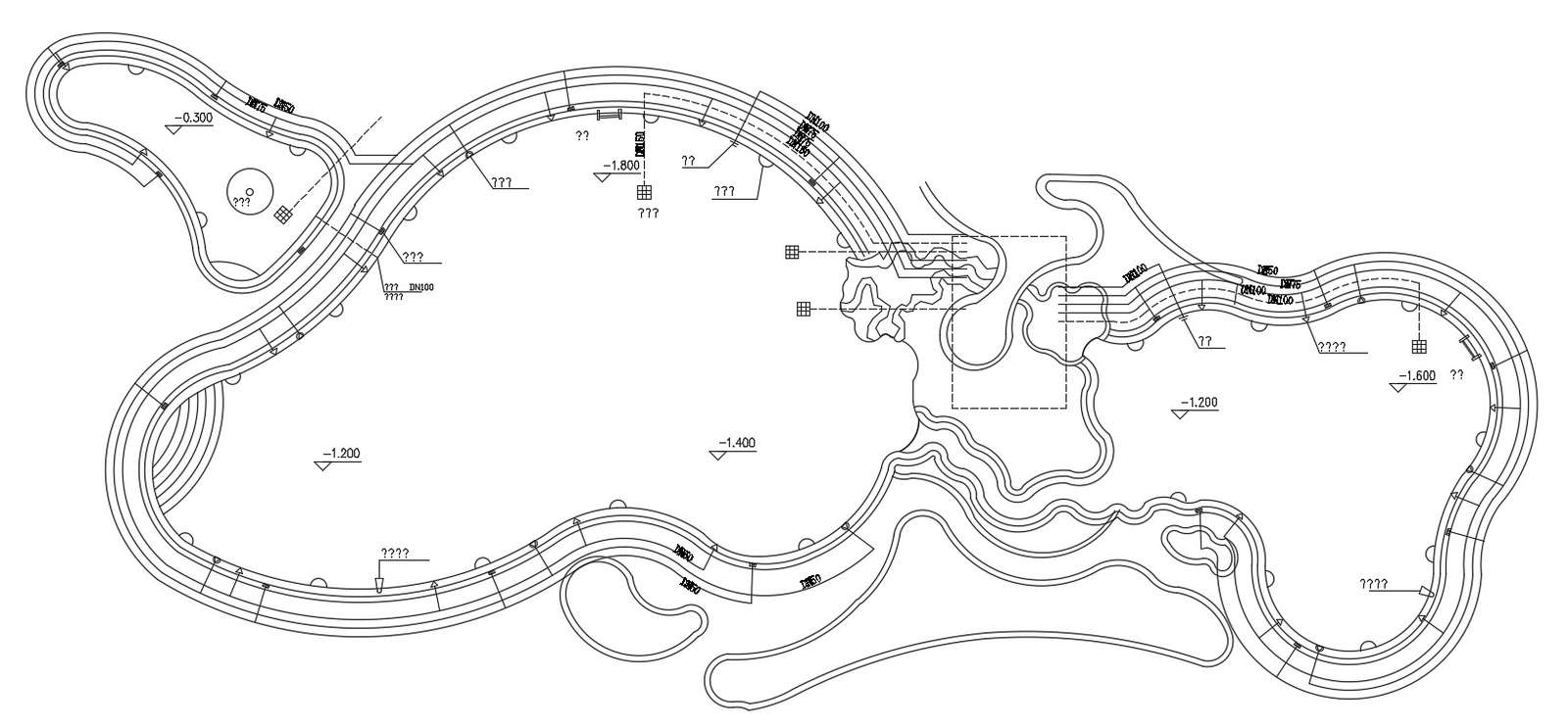Free Download Water Park Design AutoCAD File 