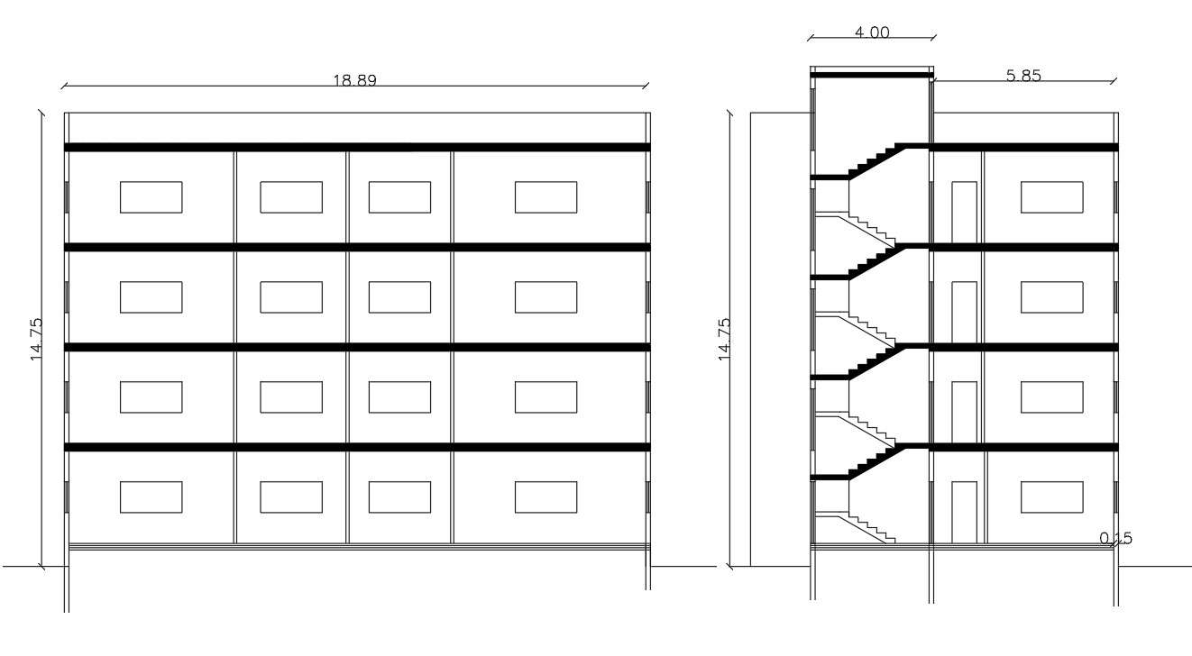 Free Apartment Section Drawing DWG File