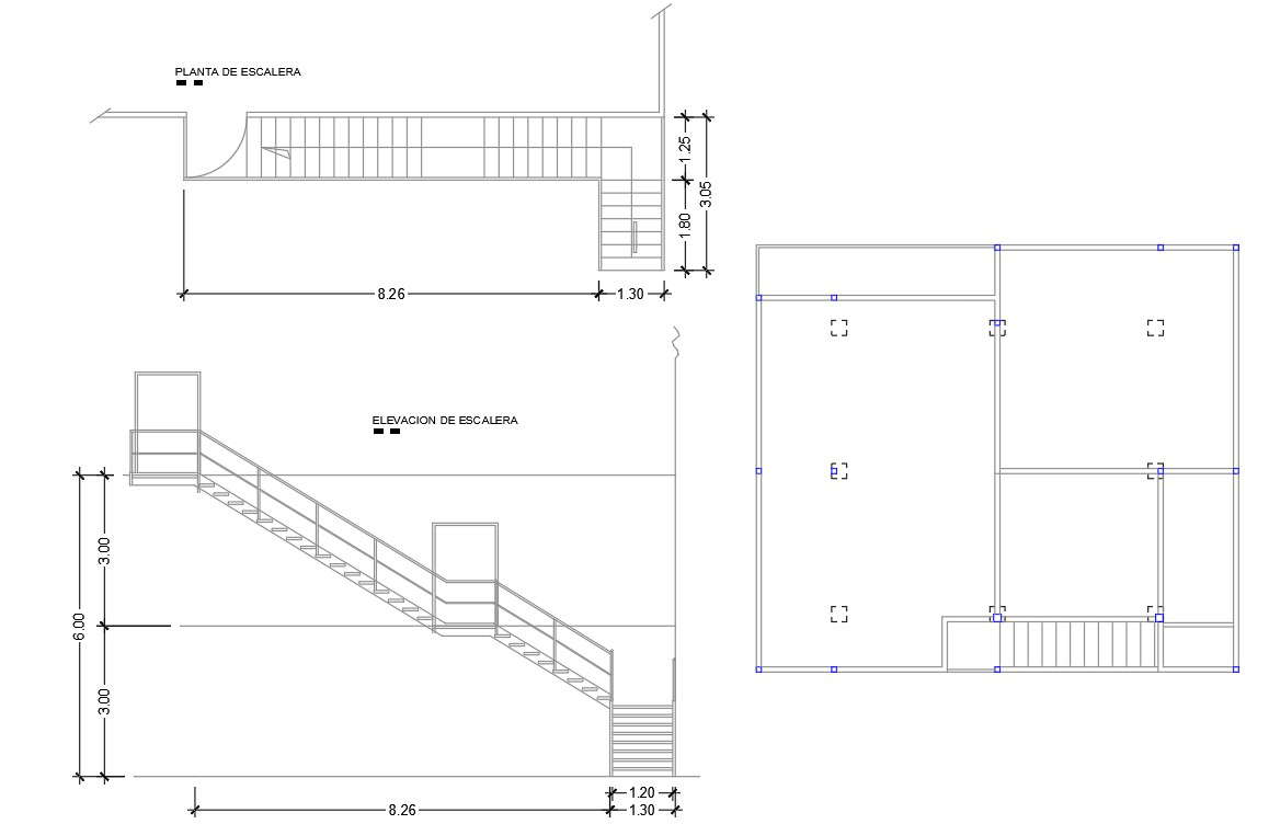Free Download Staircase Plan And Elevation Design 
