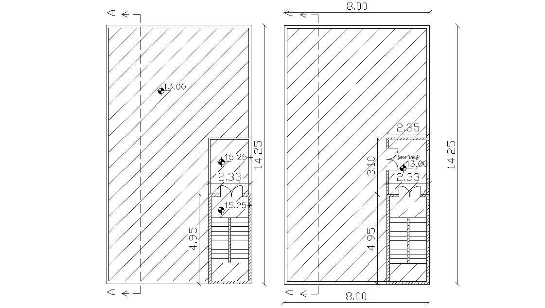 Free Download Terrace Plan Design AutoCAD File