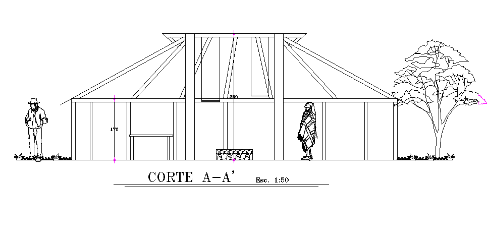 Front elevation detail