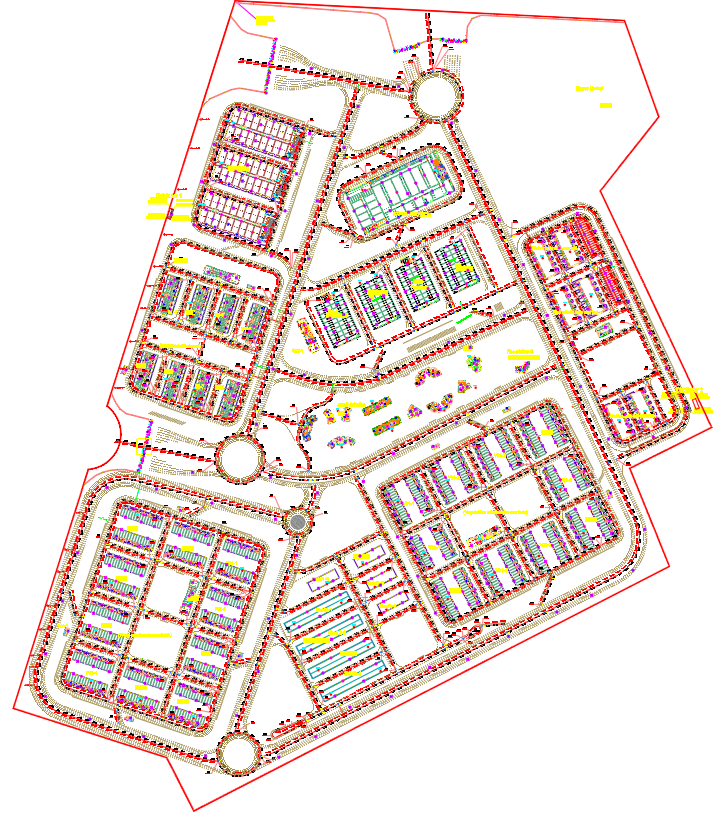 Fruit, Vegetable & Fish Market Freezing Layout DWG Drawing Design