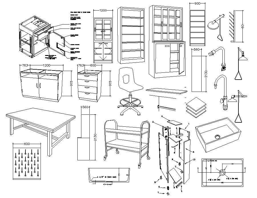 Furniture Design CAD File Download