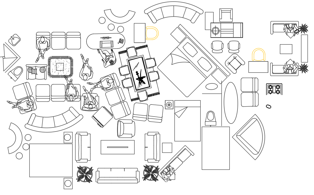 Furniture Detail dwg file 