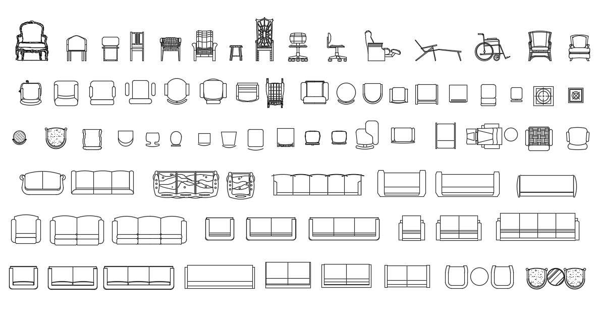 Furniture Layout CAD File Download