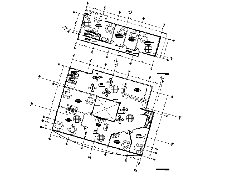 Furniture detailing of a office