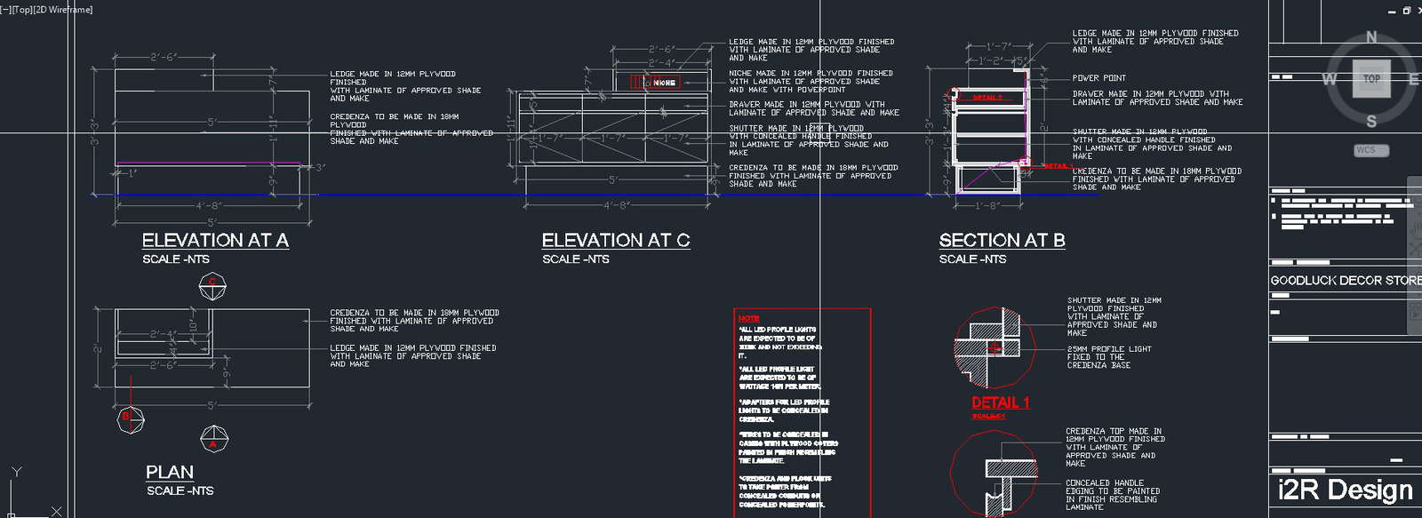 Furniture details