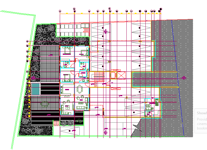 Furniture layout 
