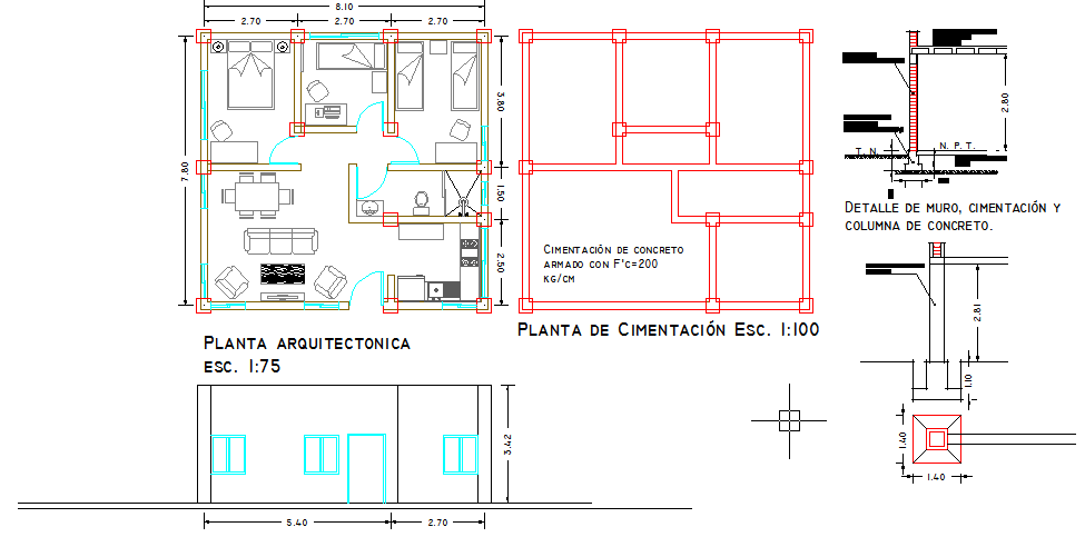 Furniture layout 
