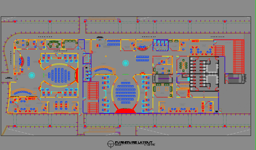 Furniture layout 