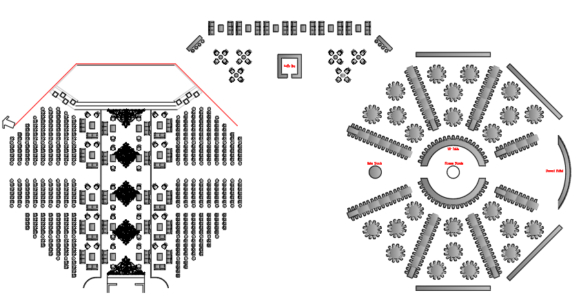 Furniture layout 