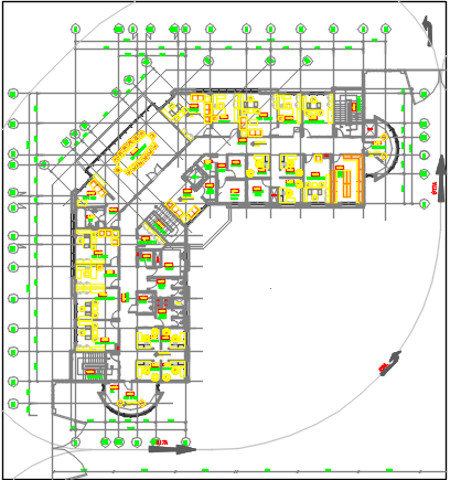 Furniture layout dwg file