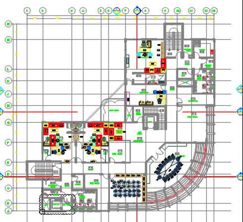 Furniture layout dwg file