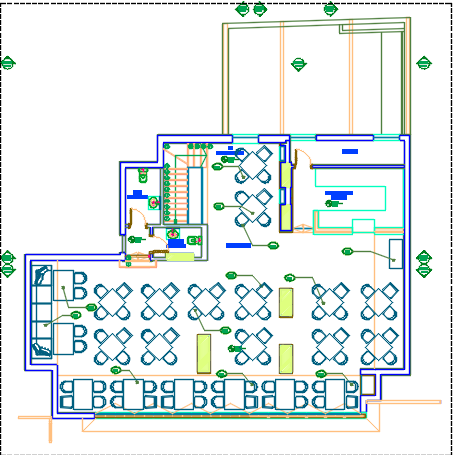 Furniture layout dwg file