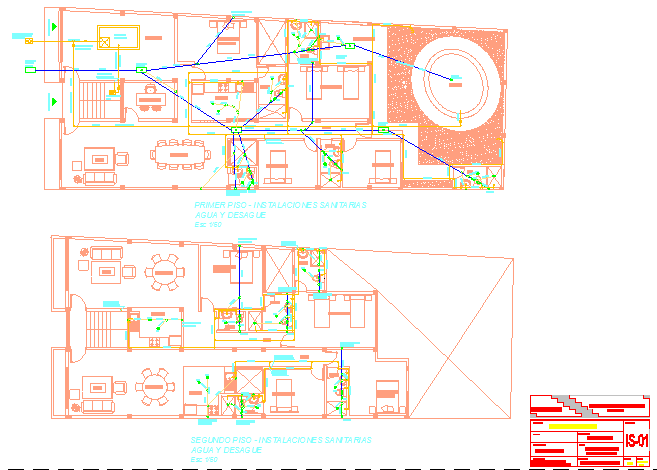 Furniture layout of house 