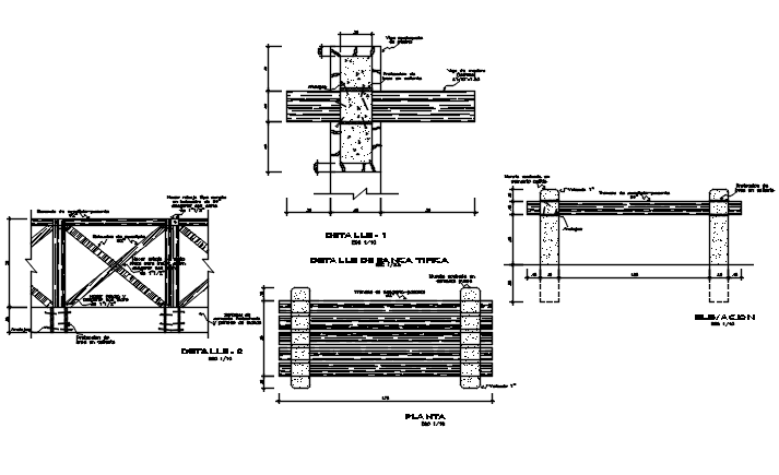 Furniture Layout and Elevation DWG File for Design