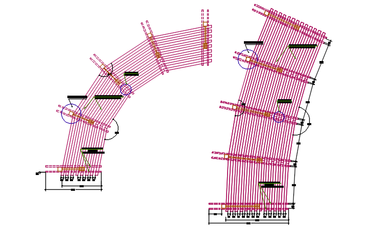 Detailed Furniture Layout Plan in 2D DWG File Format