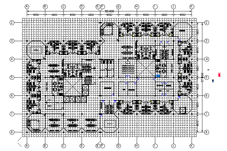 Furniture sectional detailing layout  dwg file