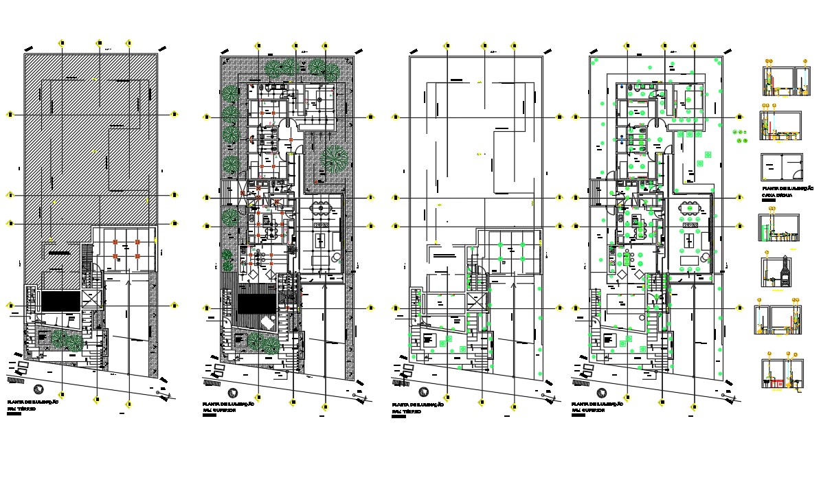 G+1 Electrical plan and section of residence 2D autocad drawing file. Download the AutoCAD Drawing file.