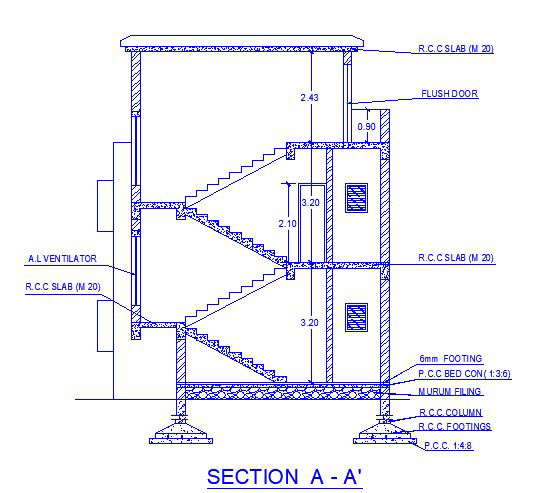 G+1 all detailing Approval drawing for Work
