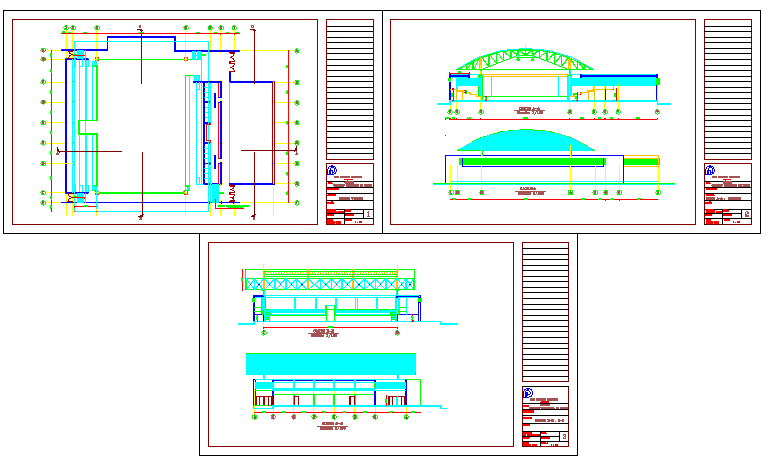 GYM design drawing in india
